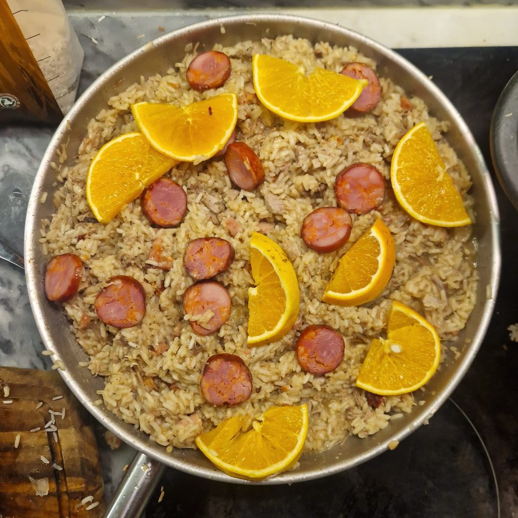 Arroz de pato in pan